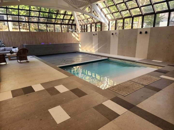 Pool tarpaulin installation Montreal